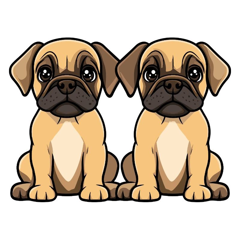 Bullmastiff Dog Comic