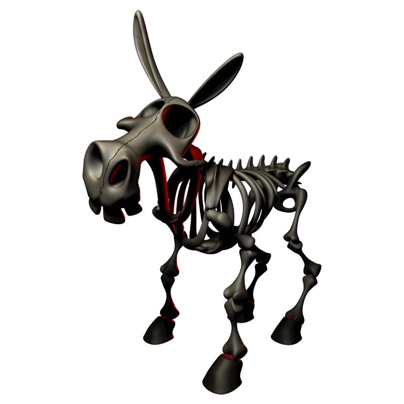 Dens âne - âne de l'enfer