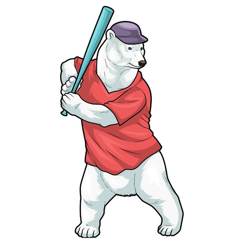 Eisbär Baseball Baseballschläger