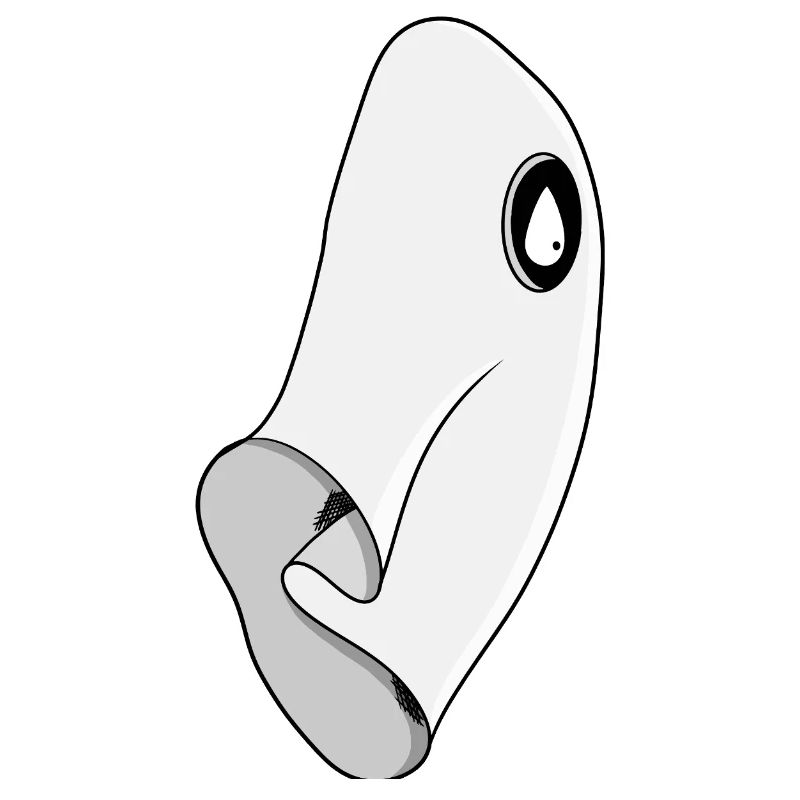 fantôme minimaliste