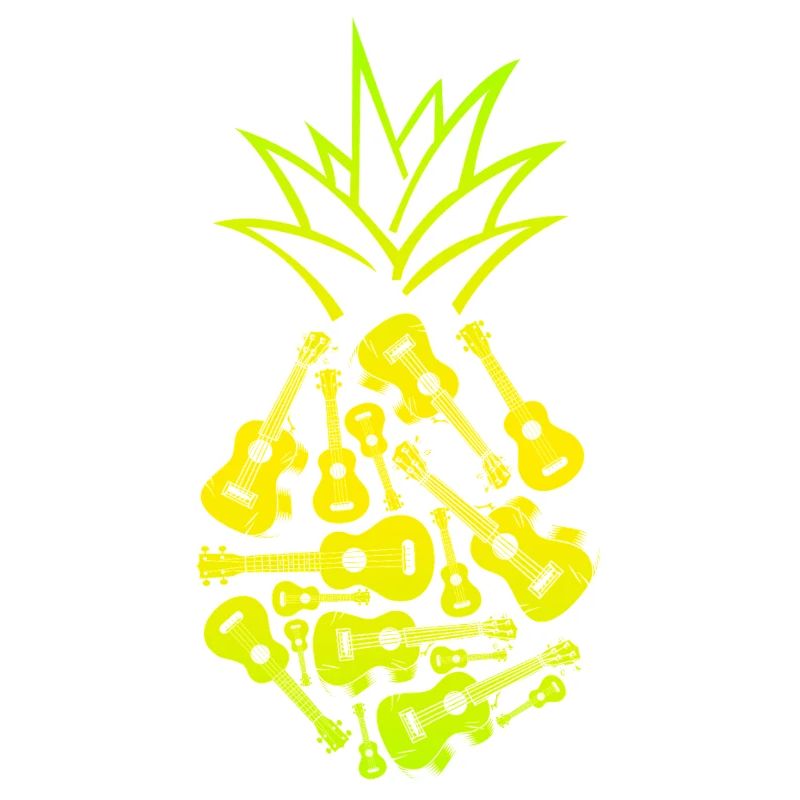 Hawaiian Ukulele Uke Pineapple