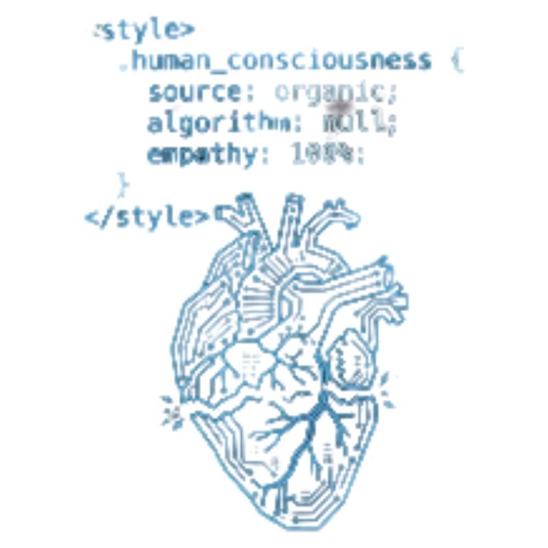 Programmer Heart CSS Code - Tech & Empathy Art