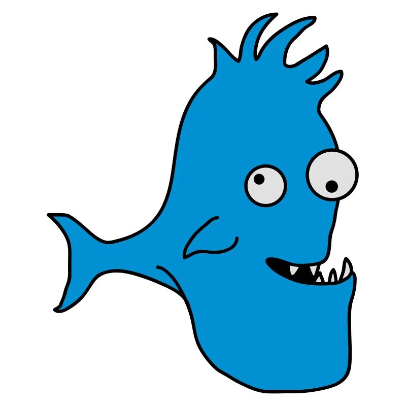 Stupid Crazy Comic Fish