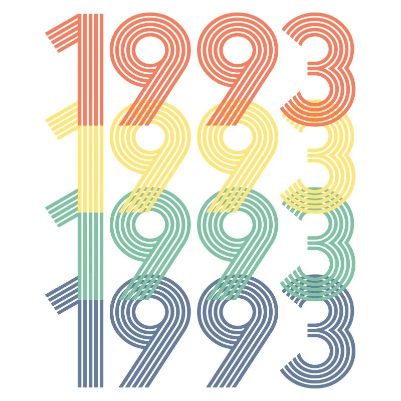Cool Retro 1993, 30 Years Old, 30th Birthday Gift