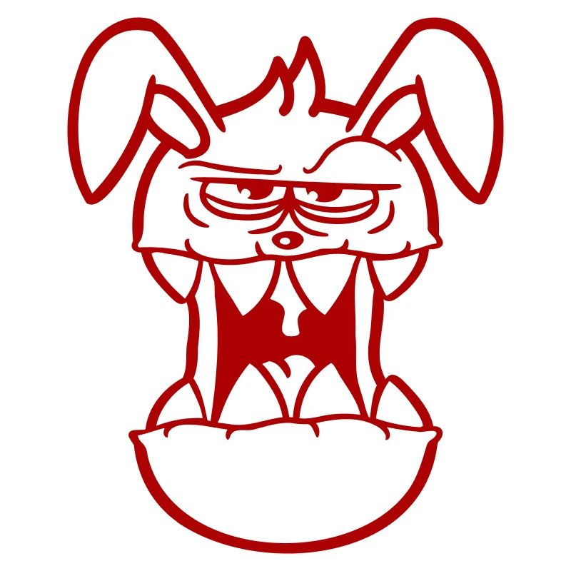 Bunny Monster Evil Cool Halloween Horror