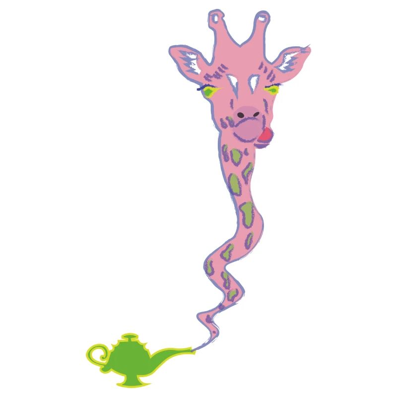 Wunderaffe - Wunderlampe mit Giraffe Geschenk