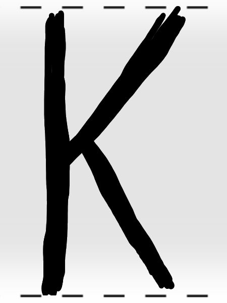 Buchstaben K