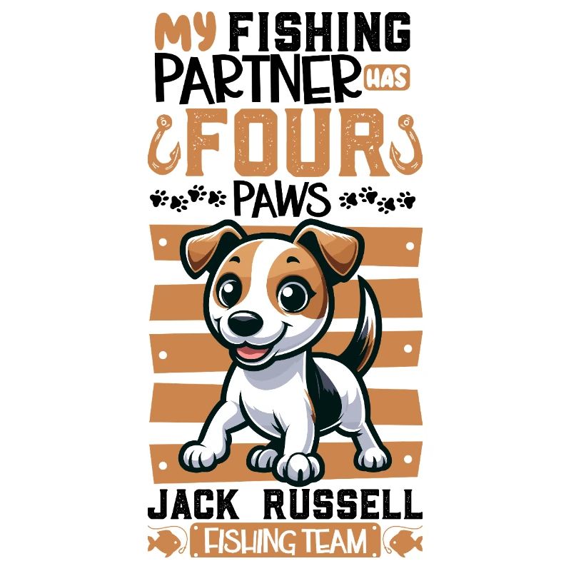 Pêche et Jack Russell Terrier