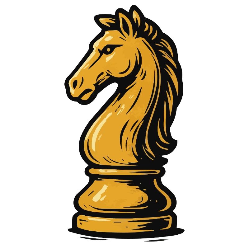 Figure d’échecs à cheval