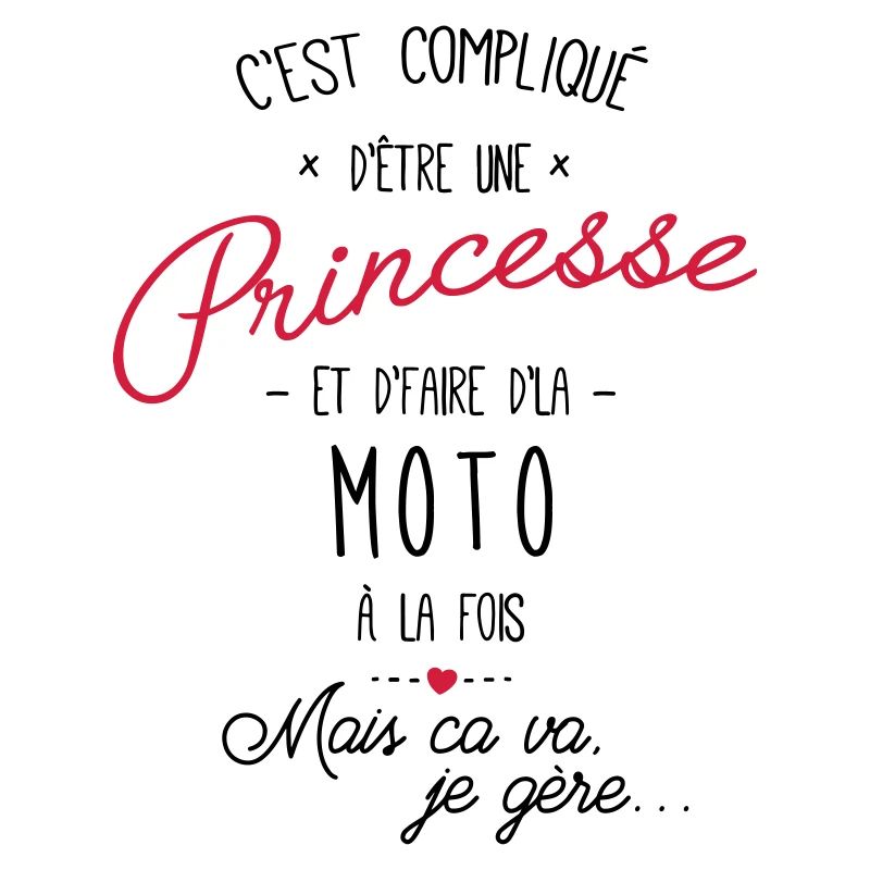 princesse et Moto