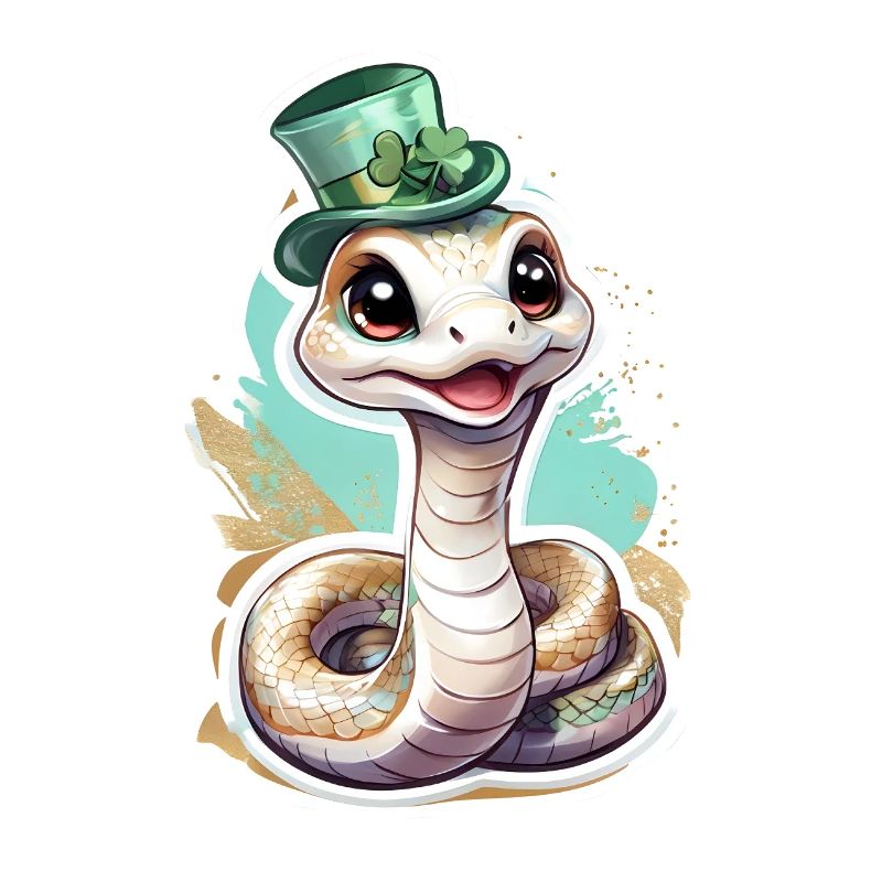 St. Patrick's Day Snake Gift