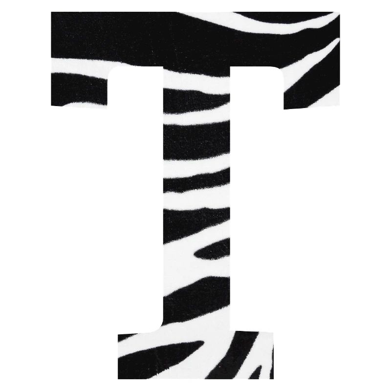 Letter t zebra