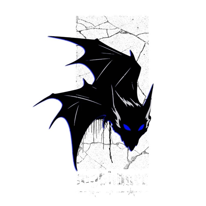 Nightmare Bat – Gothic Horror Vampire Creature Art