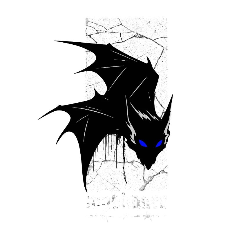 Nightmare Bat – Gothic Horror Vampire Creature Art