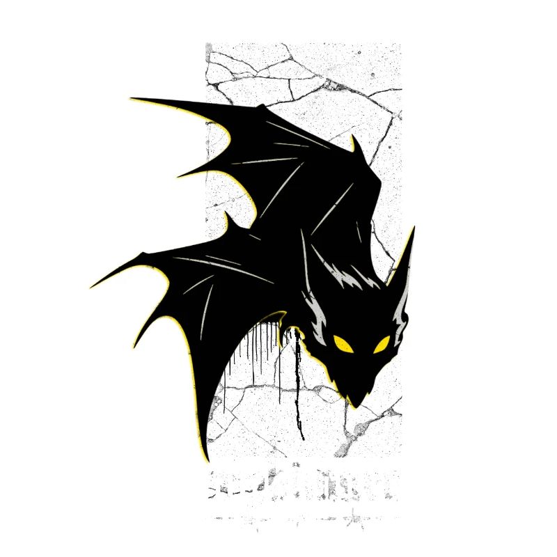 Nightmare Bat – Gothic Horror Vampire Creature Art