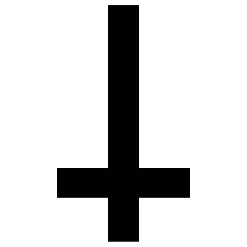 Upside Down Cross 1c