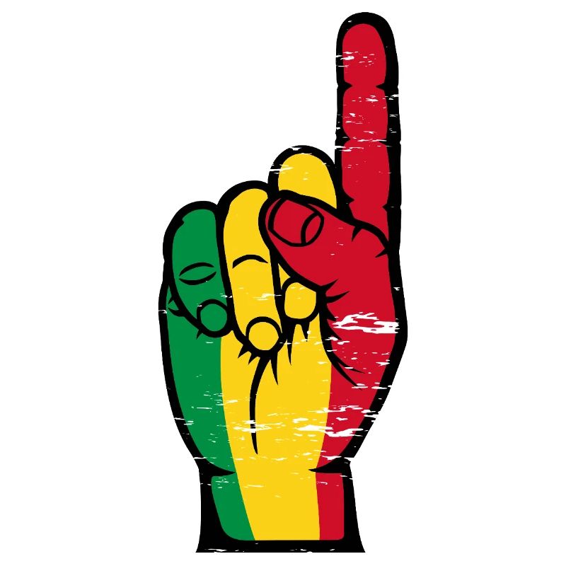 Drapeau du Mali numéro 1 utilisé
