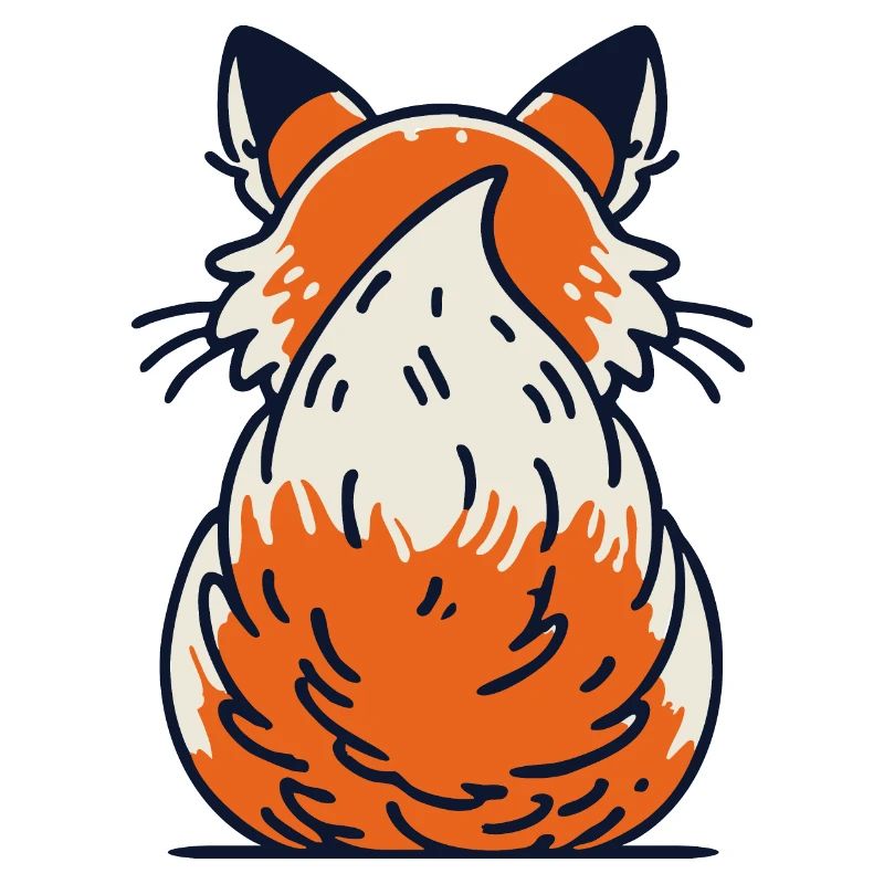 Bushy tail fox tail