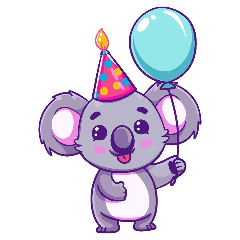 Koala Geburtstag Comic