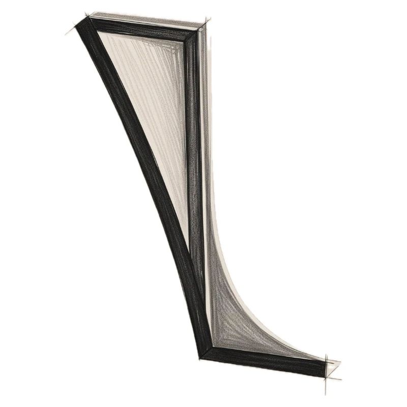 Conception esthétique, dessin au trait, architecture