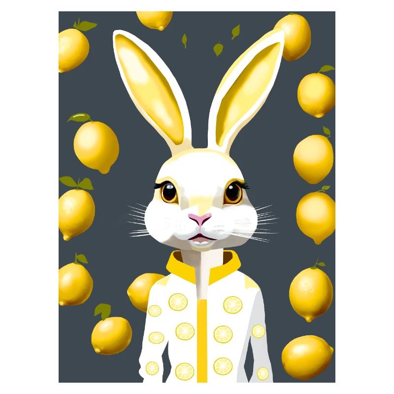 Lapin aux agrumes, éclat de citron