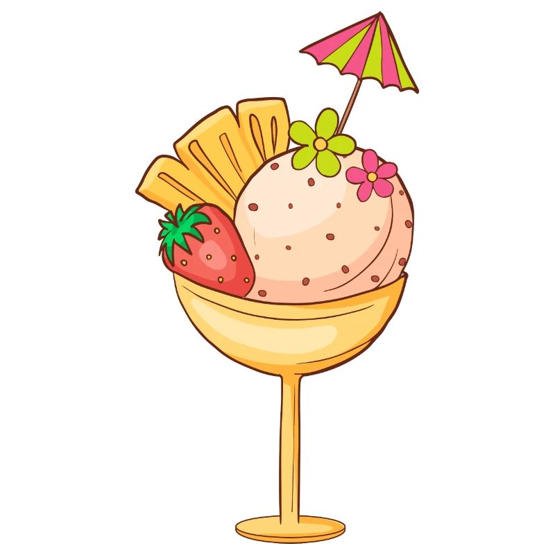 Eis Speiseeis Eiskrem Eiscreme Kugeleis Eisbecher