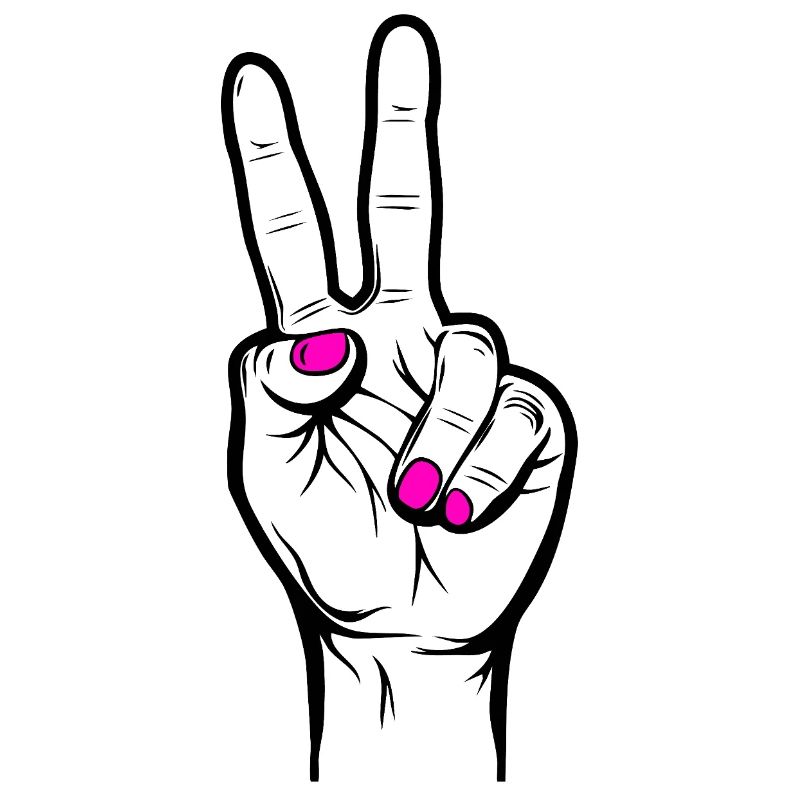Peace Neonpink