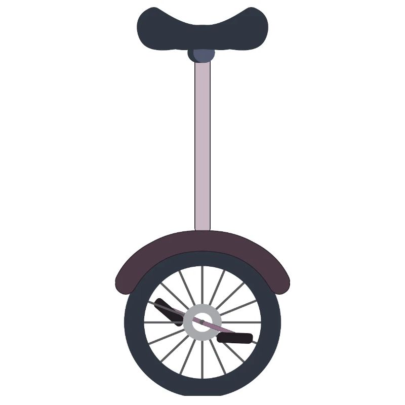 Einrad Einradfahrer