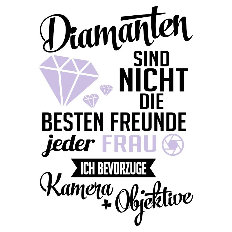 Fotografin: Diamanten? ich will Kamera & Objektive