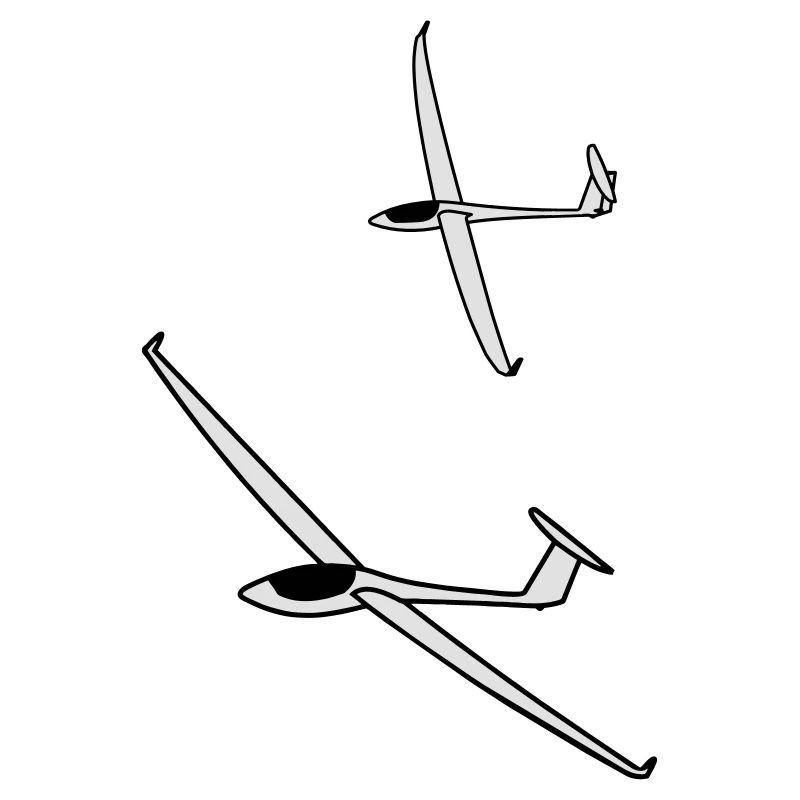 gliding glider pilot