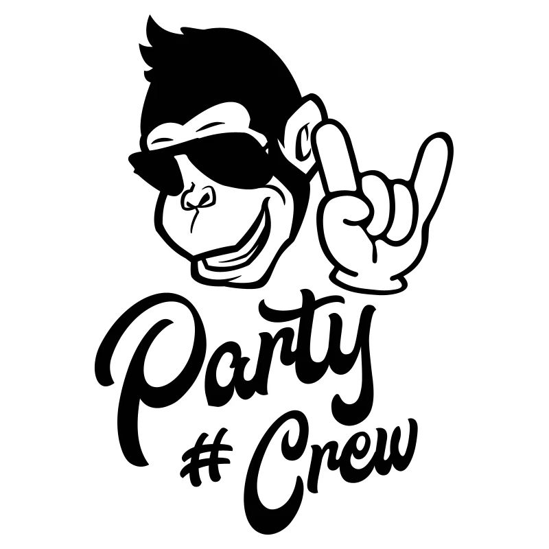 monkey cool party crew