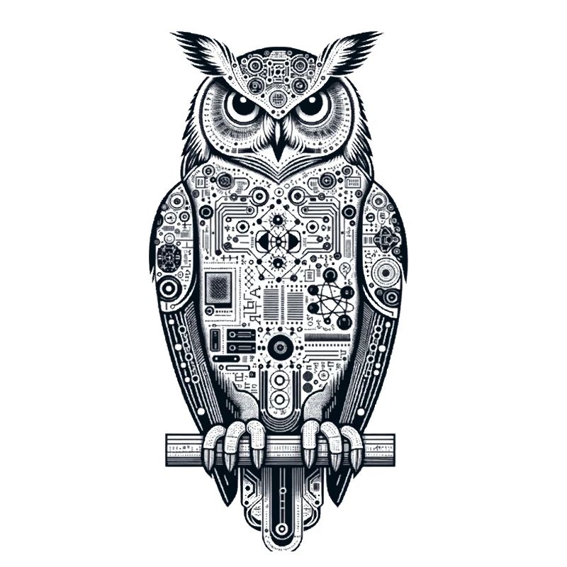 Uhu | Eule | Technischer UHU | Nachteule KI Eule