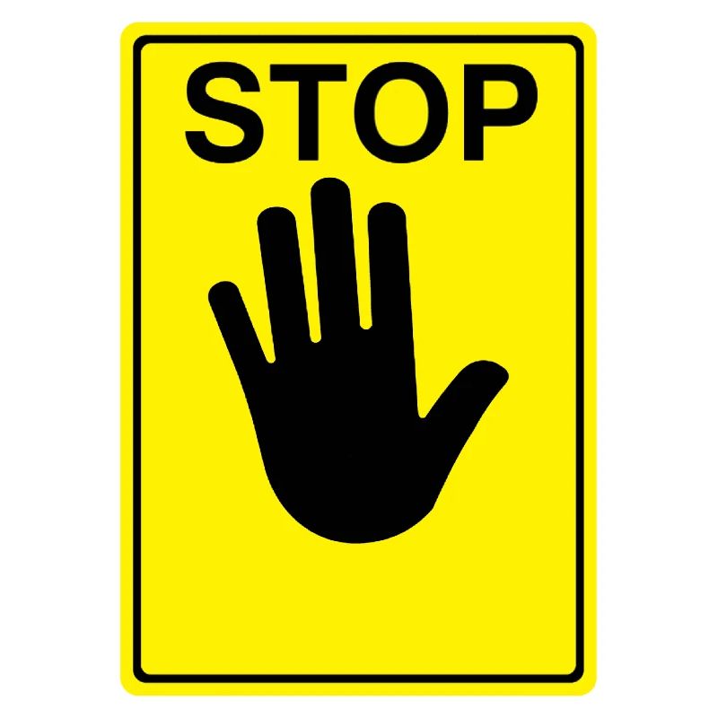 Stop Schild Logo
