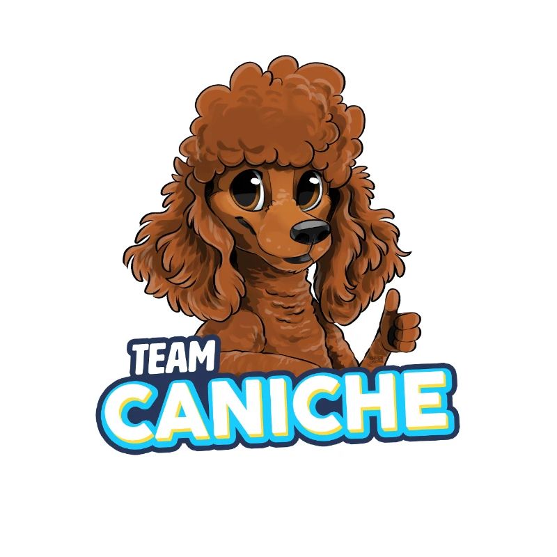 Caniche - Rouge