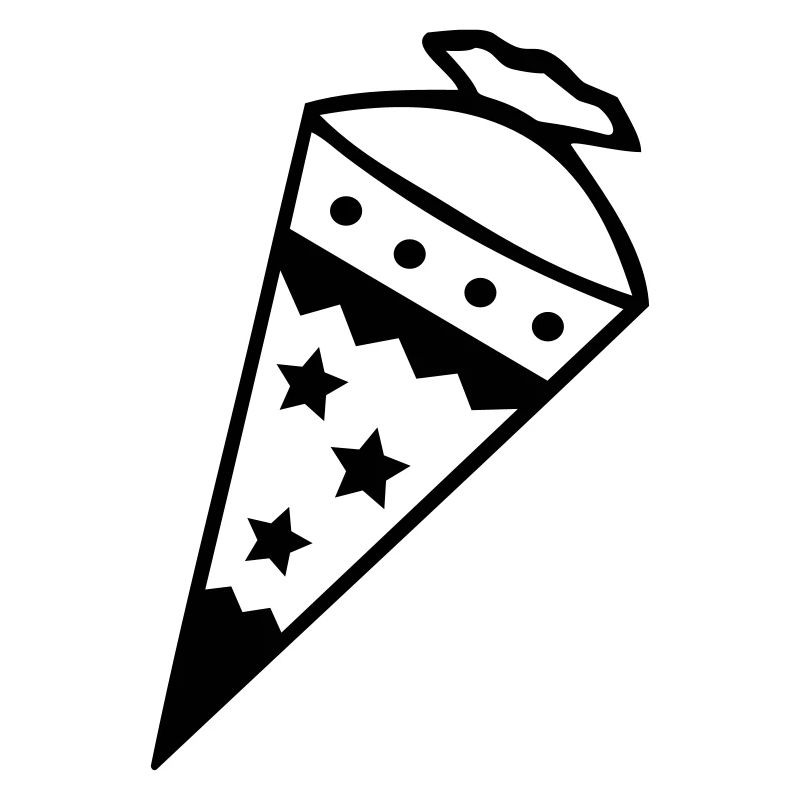 Sugar cone - school cone