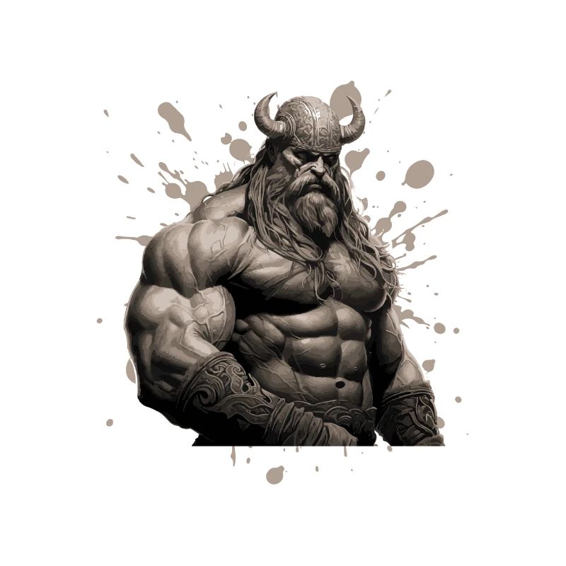 Wikinger Oding Muskeln