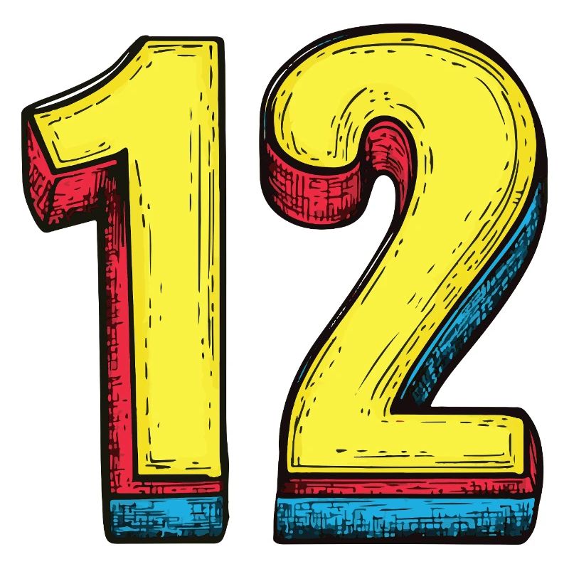 12 Number Comic