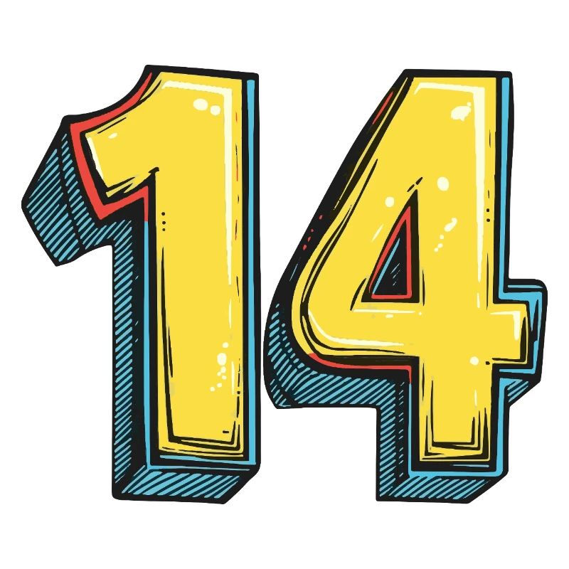 Bande dessinée à 14 chiffres