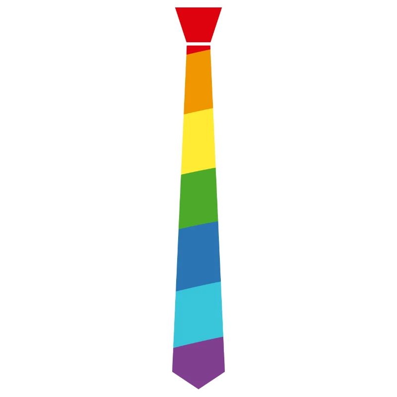 Arc-en-cravate - Drapeau - Drapeau - Gay Pride
