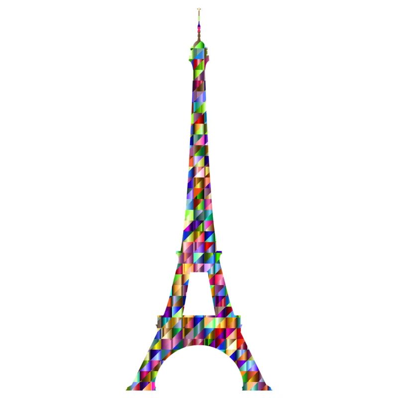 Eiffelturm Regenbogen