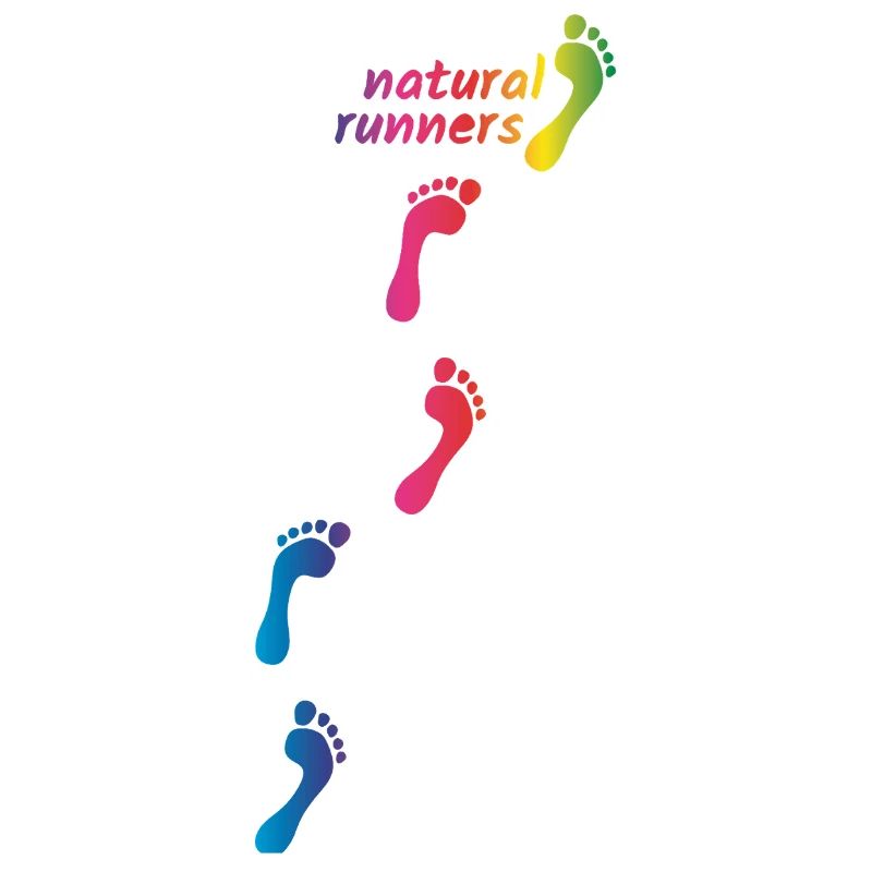 Regenbogen Footprints - barfuß durchs Leben gehen