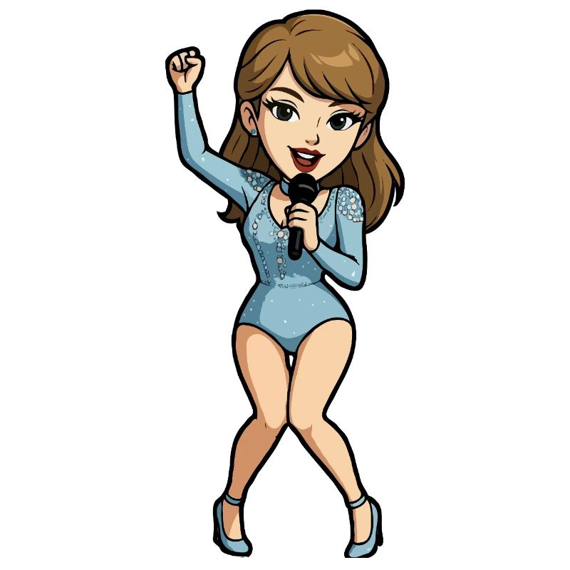 Singer Dancer Cartoon