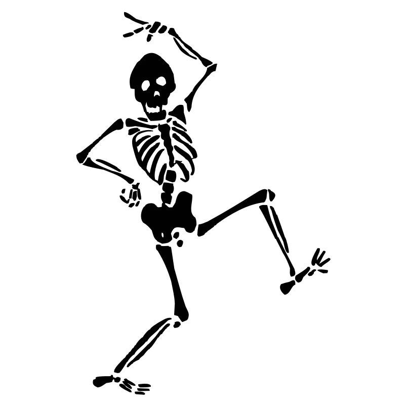 Dancing skeleton