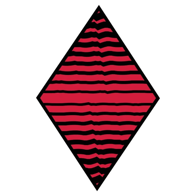 Rhombus form strokes pattern many lines