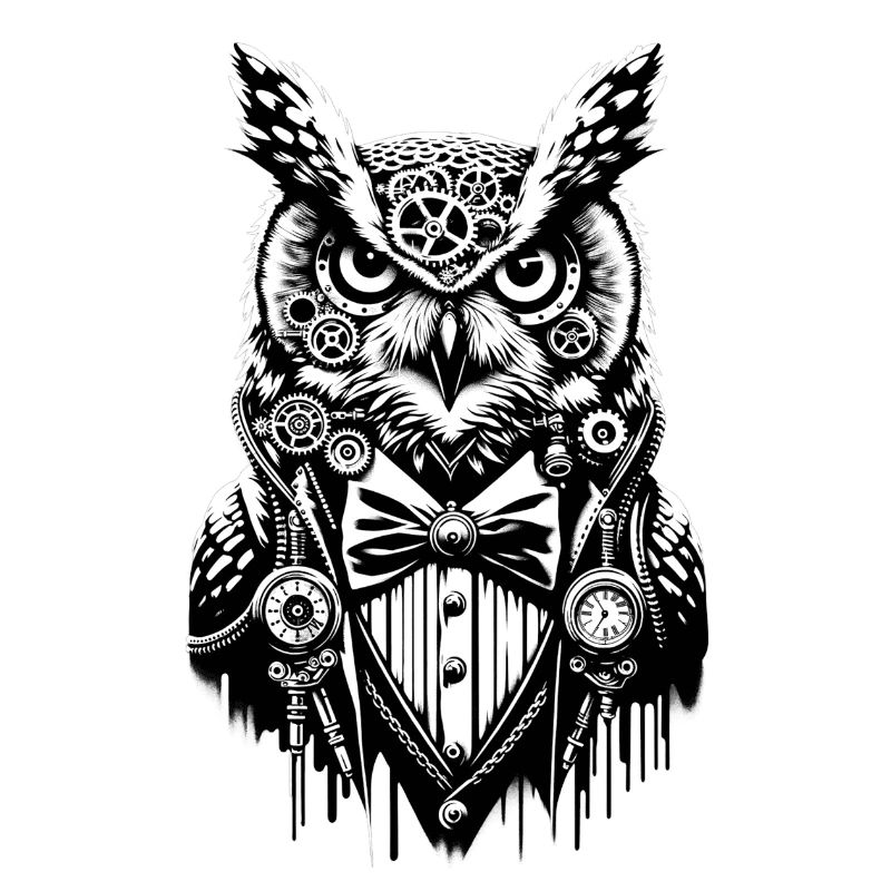 Night Owl | Technology Owl | Nerd Eagle Owl