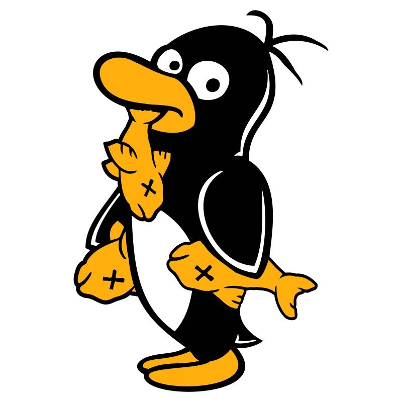 Penguin Eats Three Fish Caught Hunger Delicious