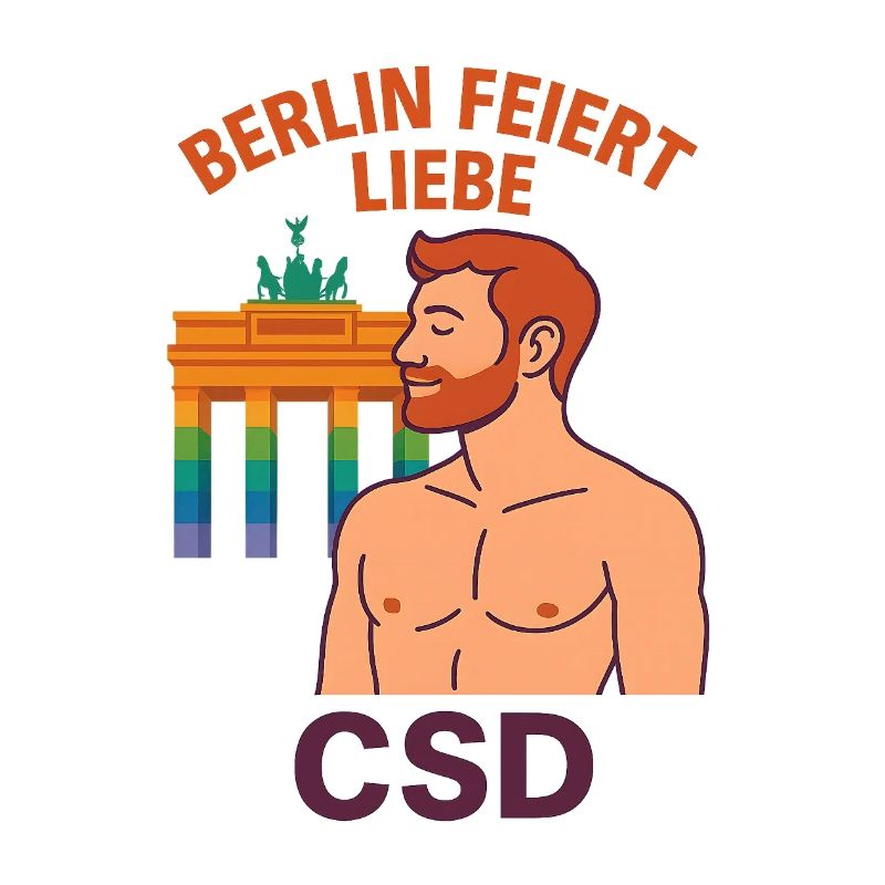 Berlin feiert Liebe CSD Mann