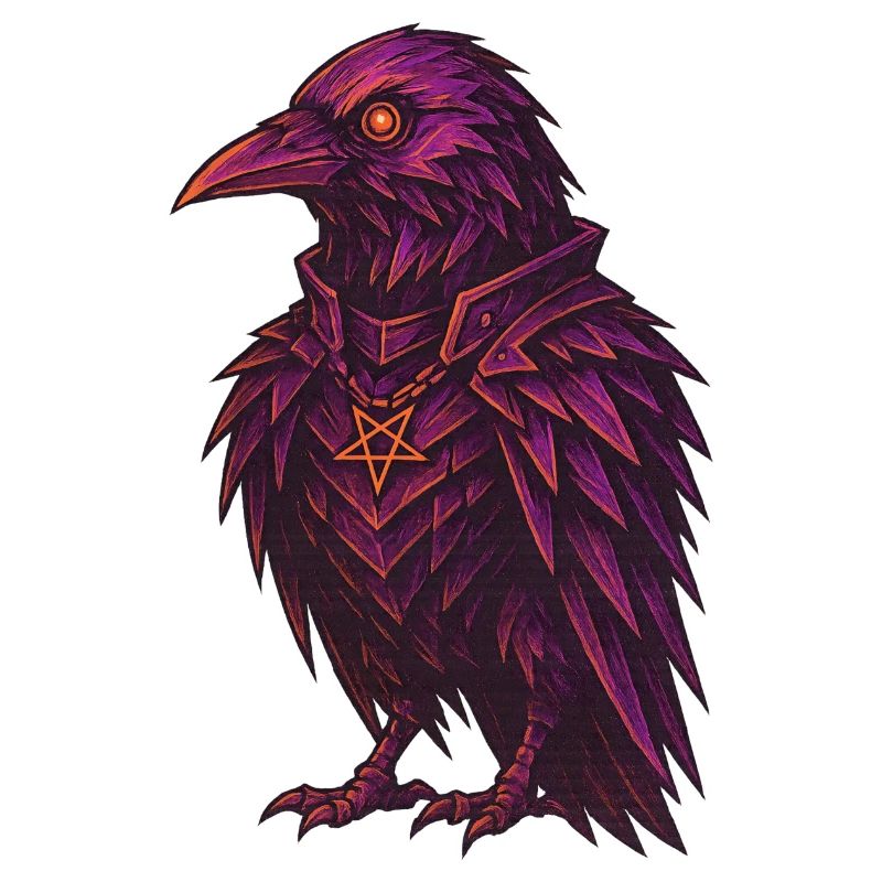 Gothic Krähe/Rabe