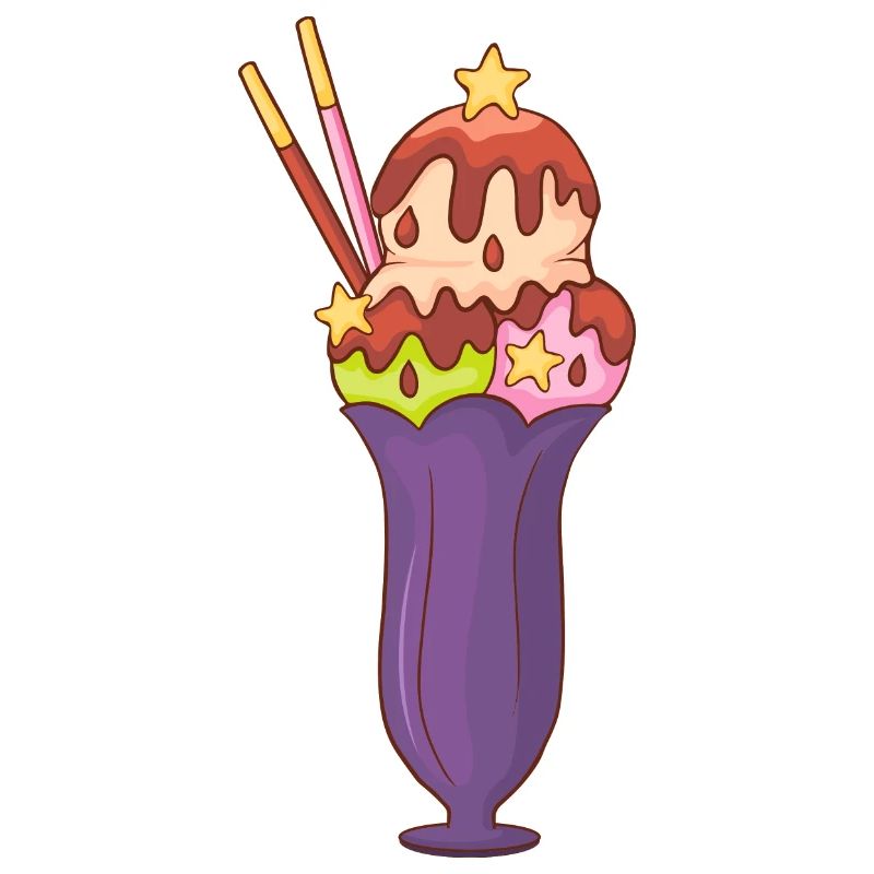 Eis Speiseeis Eiskrem Eiscreme Kugeleis Eisbecher