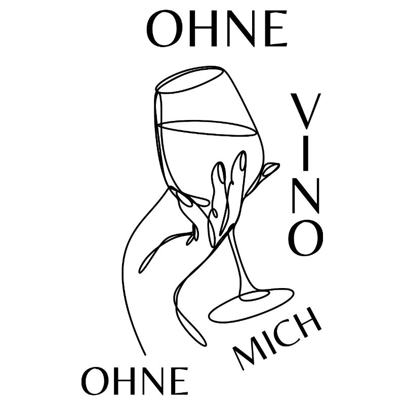 Ohne VINO ohne mich Shirt